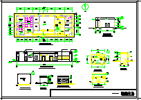 三层4678平方米长途汽车客运站建筑设计cad施工图-图一