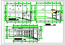 四层长途汽车客运站建筑cad设计施工图-图一