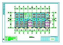 某食品公司办公楼空间部cad施工设计全套图纸-图二