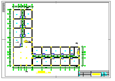 某六层办公楼cad建筑方案施工设计图-图一