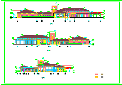 75米乘以52米 地下1地上1+1夹层3225.25平米会所建筑cad施工图-图一