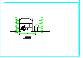 某二层带阁楼高档别墅建筑cad设计施工图纸_图1