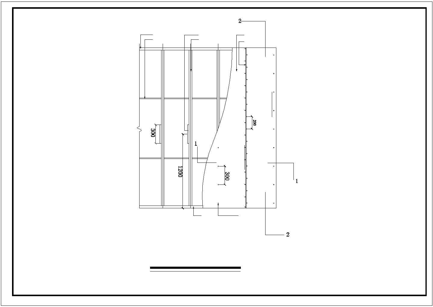 【常州】某装饰公司住宅楼全套装修设计施工图(含过道隔断立面图)