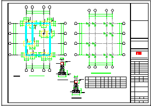 单层框架结构压缩式垃圾中转站及附房结构cad设计施工图（含建筑图）-图二