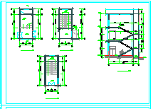 某独栋办公楼建筑cad施工设计全图