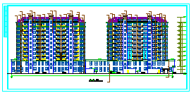 某带底商的小高层住宅楼建筑设计cad施工图纸-图二