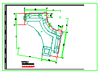 某高档会所全套规划CAD设计施工方案图纸-图二