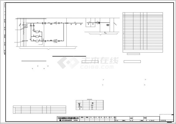 宁波中心人防地下室暖通设计施工图（平时、战时）cad图纸-图二