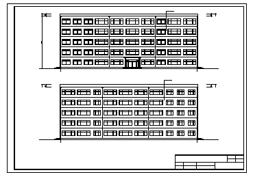 土木工程毕业设计_4000平米某县城五层中学教学楼建施cad图(含计算书，毕业设计)-图二