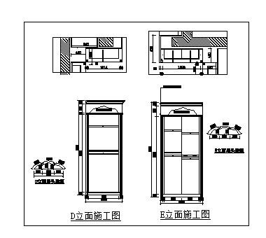 某商场青年女装专卖店装修施工图_图1