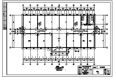 土木工程毕业设计_2000平方米某市某四层中学教学楼建施cad图(含计算书，毕业设计)-图二