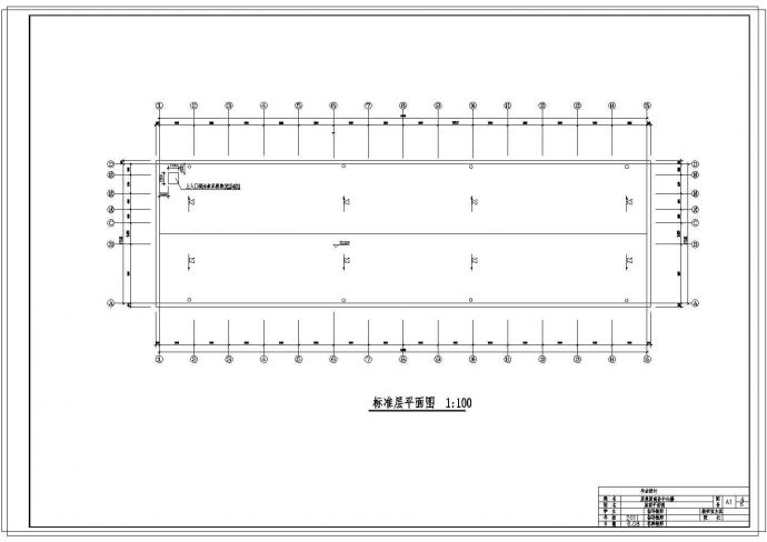 土木工程毕业设计_商务中心六层混凝土框架结构5587.6㎡毕业设计图纸_图1
