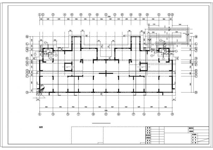 办公楼设计_某商业高层办公楼剪力墙结构设计施工图_图1