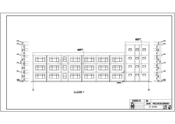 某4层幼儿园全套设计 （2000~3000平，含计算书，建筑结构图，毕业答辩PPT）-图一