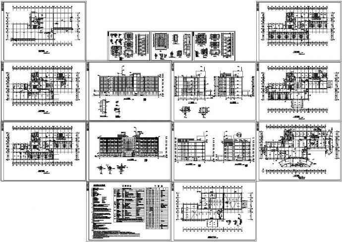 某医院建筑施工设计cad图纸_图1