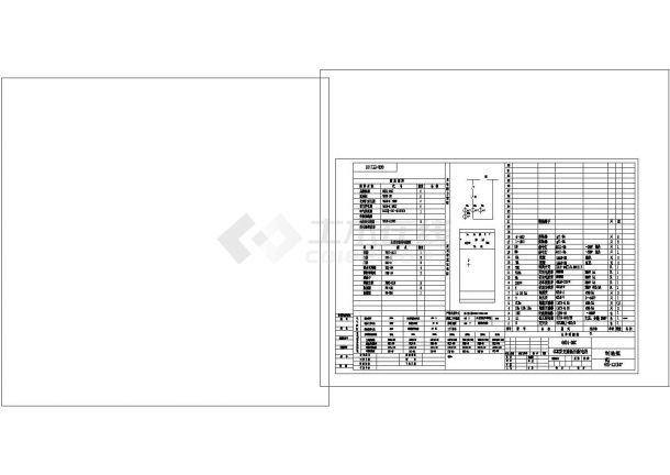 GGD型交流低压配电柜制造规范CAD-图一