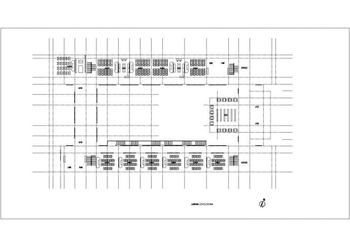 苏州市某实验小学1万平米4层教学楼全套建筑设计CAD图纸_图1