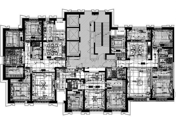 天津中信城市广场项目二期R1成品房装修施工图-图一
