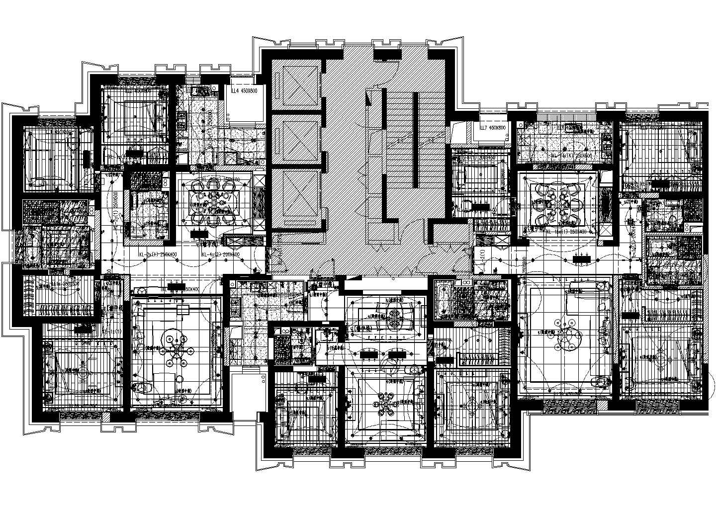 天津中信城市广场项目二期R1成品房装修施工图