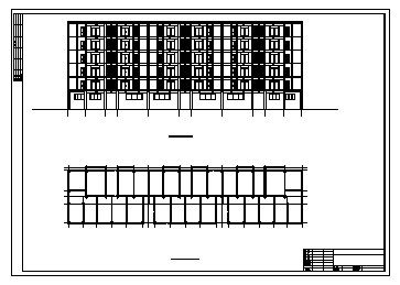 土木工程毕业设计_3600平方米某市某六层商住楼建筑设计cad图(含计算书，毕业设计)_图1