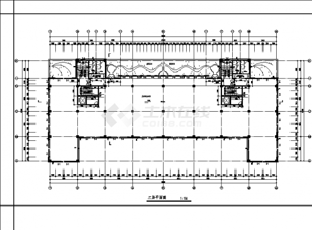 海南17层高层商住楼建筑设计施工cad图纸，含地下一层-图二