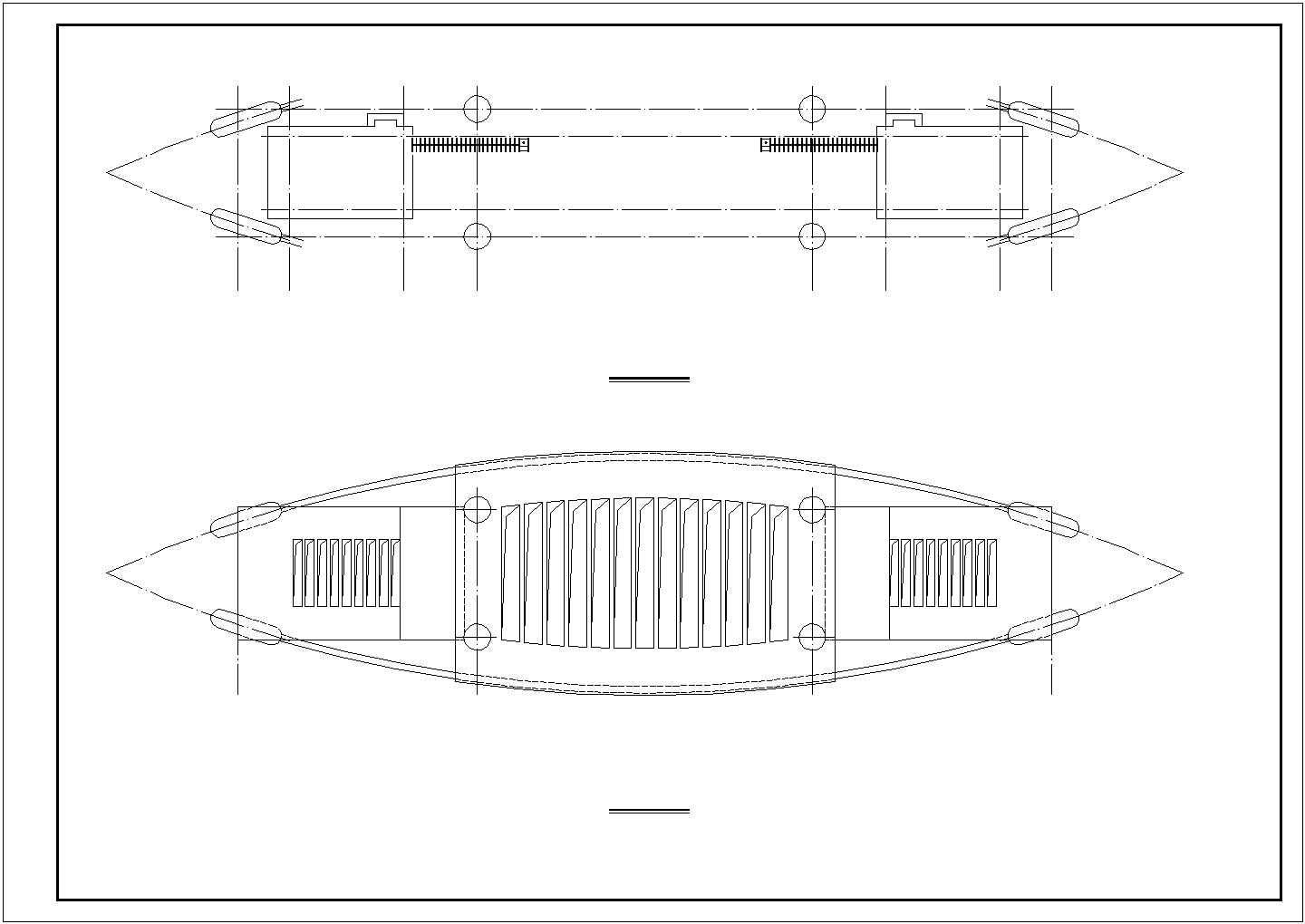 某工业厂区大门建筑详细方案设计施工CAD图纸