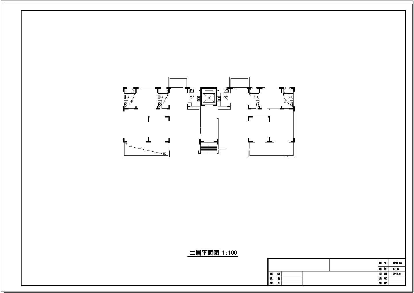 一整套12层住宅楼建筑设计cad施工图（含设计说明）