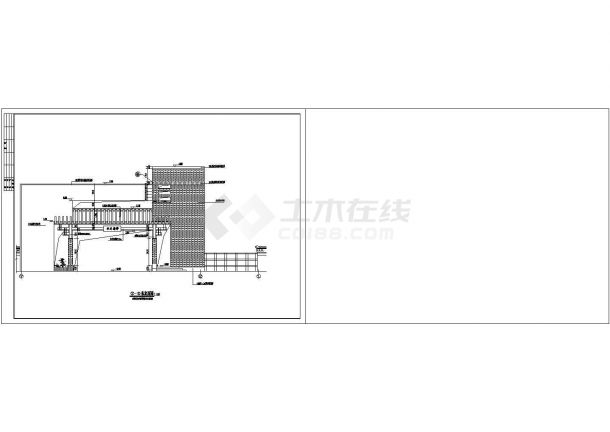 某水木清华小区大门建筑详细方案设计施工CAD图纸-图一