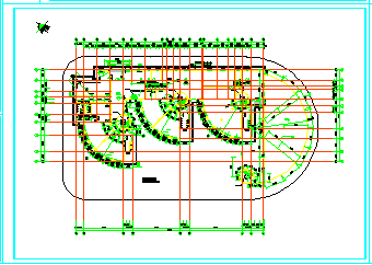 某幼儿园cad平立面方案设计图纸_图1