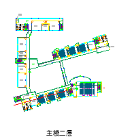 某18班小学建筑设计cad方案图-图二