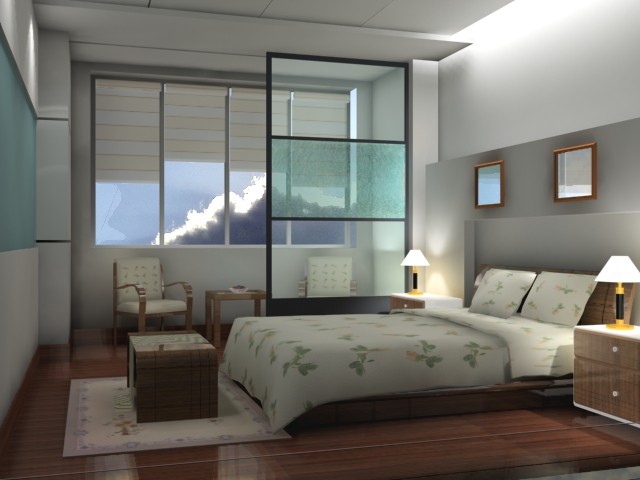 某三室两厅户型私宅现代风格室内装修设计cad全套施工图（含3Dmax模型图，含效果图）