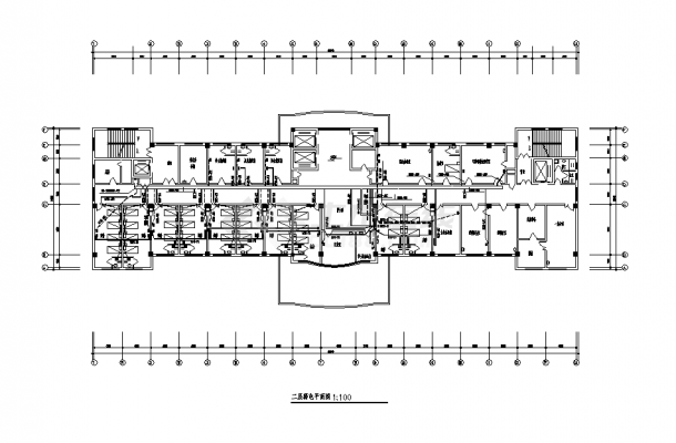 12层14725平米人民医院外科楼电施cad图纸，含设计说明-图一