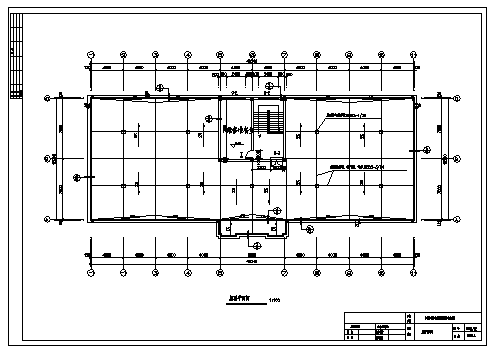 土木工程毕业设计_办公楼设计_3000平米某五层框架结构中仪自动化仪办公楼建筑设计cad图(含计算书，毕业设计)-图二