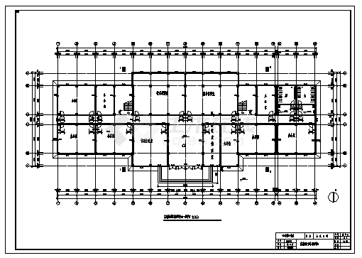 土木工程毕业设计_办公楼设计_5000平方米某单位五层综合办公楼建筑设计cad图(含计算书，毕业设计)-图一