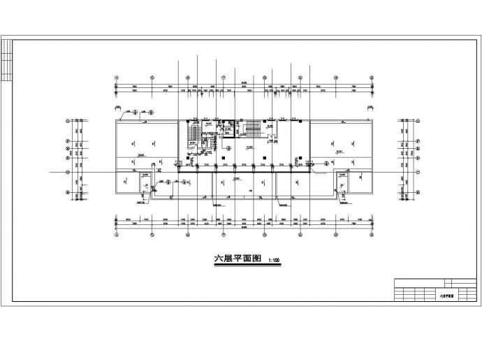 某办公大楼全套建筑设计施工图(CAD)_图1