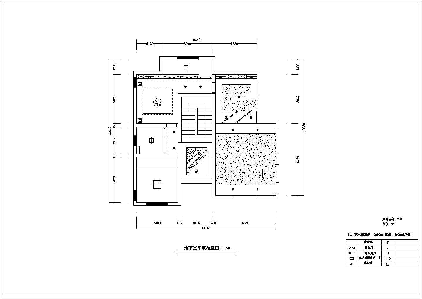 天津现代二层别墅设计详细建筑施工图