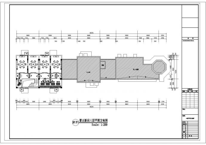 某川味餐饮火锅店室内CAD设计构造装修索引图_图1