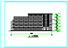某中学教学楼建筑cad结构设计图纸-图一
