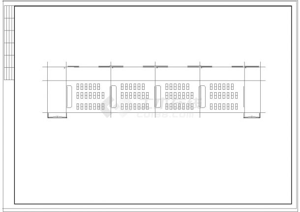 办公楼设计_某地现代风格五层办公楼建筑cad图纸（含效果图、模型）-图一