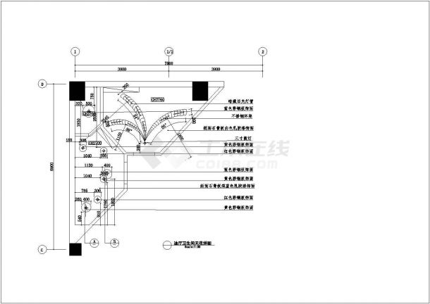 某五星级大酒店装饰工程CAD设计详细图纸卫生间-图一