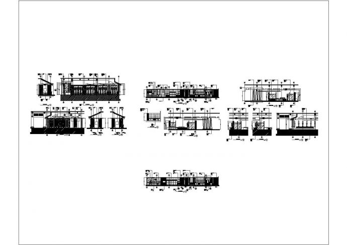 某三亚五星级酒店全日餐厅施工CAD图纸_图1