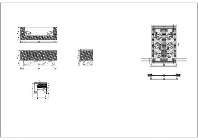某厦门五星酒店中餐厅施工CAD设计构造图_图1