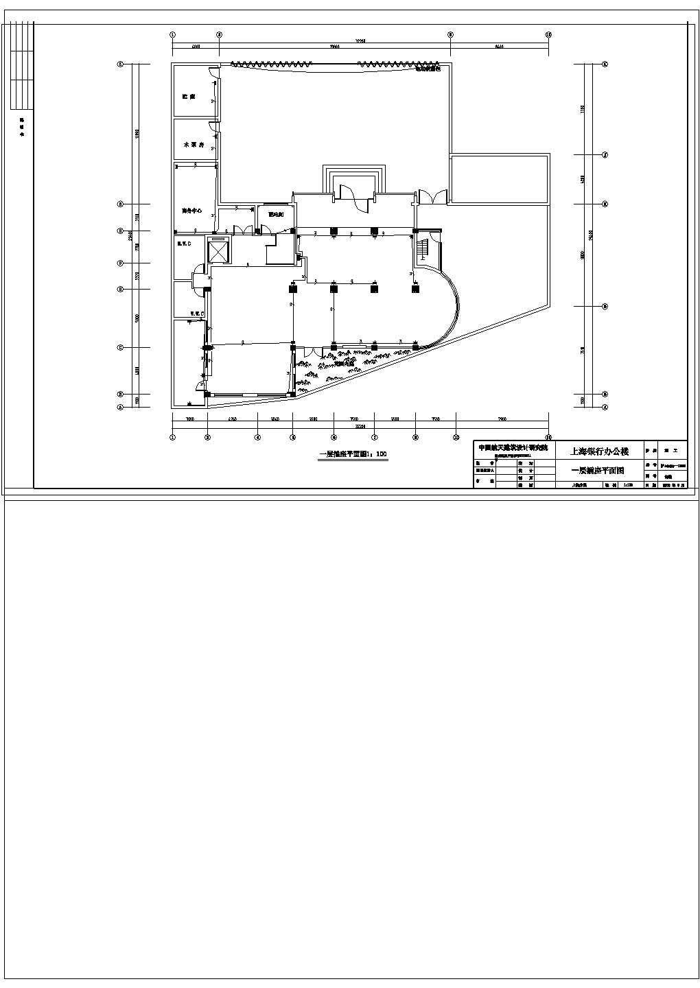 办公楼设计_某五层办公楼电气cad平面图纸（共13张图纸）