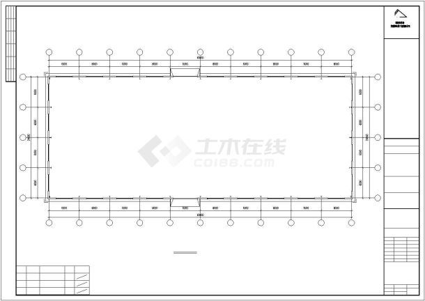 福建公司钢结构工程设计CAD图纸-图一