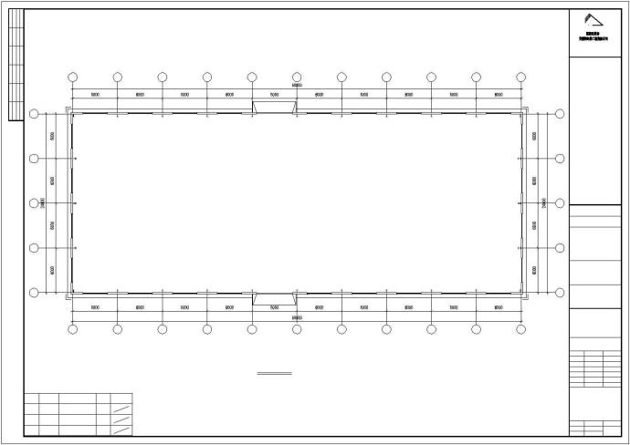 福建公司钢结构工程设计CAD图纸_图1
