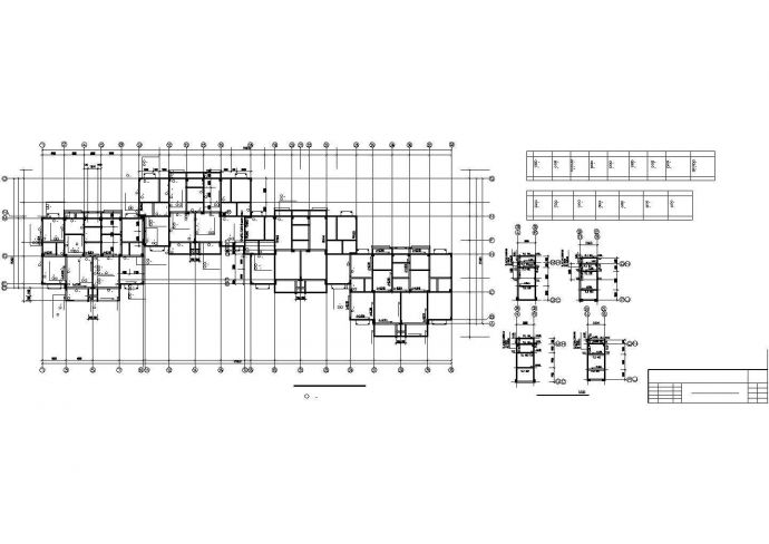 某地多层住宅结构设计CAD图纸_图1