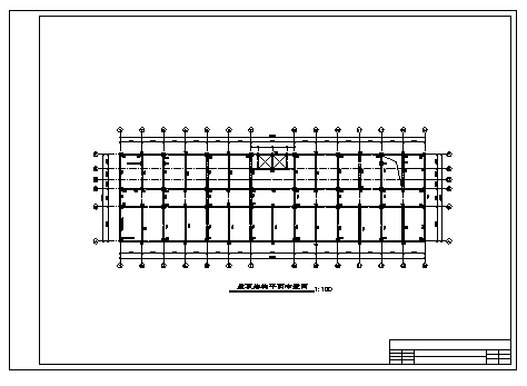 土木工程毕业设计_办公楼设计_4000平方米某框架结构办公楼结构施工cad图(含计算书，毕业设计)-图二