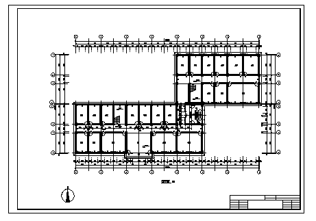 土木工程毕业设计_办公楼设计_5000平米某六层框架结构办公楼建筑设计cad图(含计算书，毕业设计)-图一