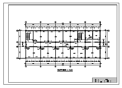 土木工程毕业设计_4000平米某七层框架结构办公大楼建筑结构设计cad图(含计算书，毕业设计)-图一