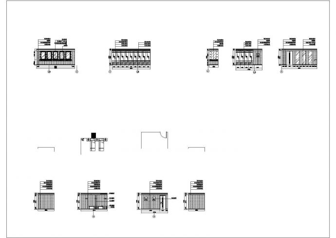 某五星级大酒店装饰工程CAD图纸平面3层更衣_图1